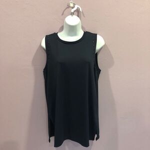 CATHERINE Sleeveless Navy Studded Tank, Size M